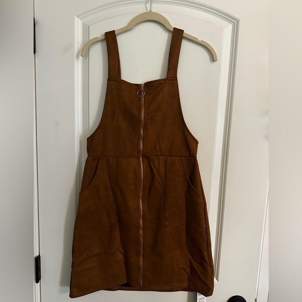 Cupshe Faux Suede Mini Dress